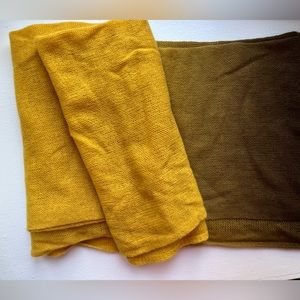 Winter Favorite 🔥 Nordstrom 100% Cashmere Yellow to Brown - Super Cozy
